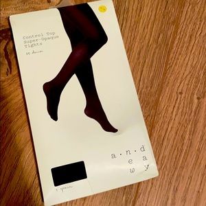 Control top super opaque tights